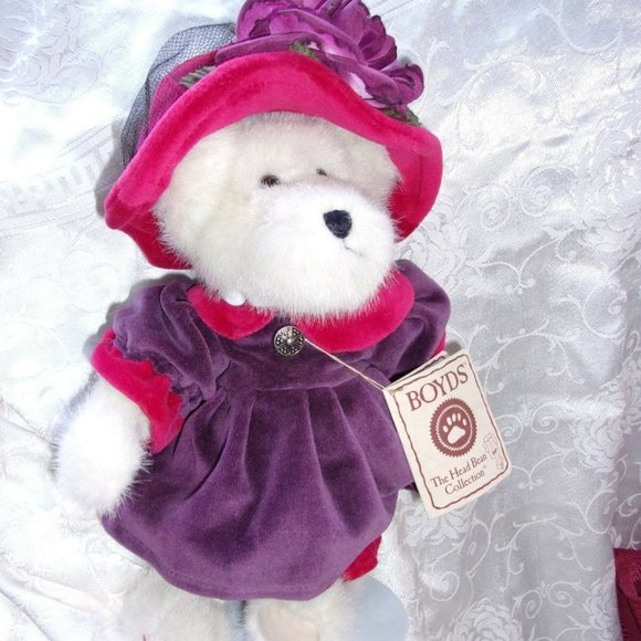 Boyds bear teddy bear collectible w tag Ms. rouge